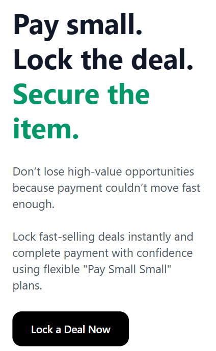 DealLock App Screenshot